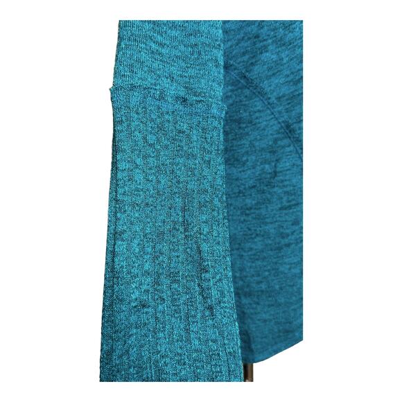 Threads 4 Thoughts teal green long sleeves cowl neck sweater size S - Picture 13 of 14